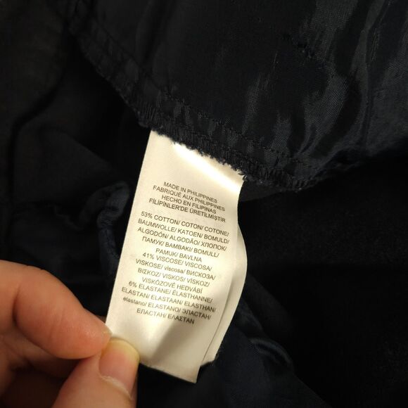 Lauren Ralph Lauren Womens 16 38x24 Navy Blue Career Ankle Dress Pants Trousers - Picture 5 of 8